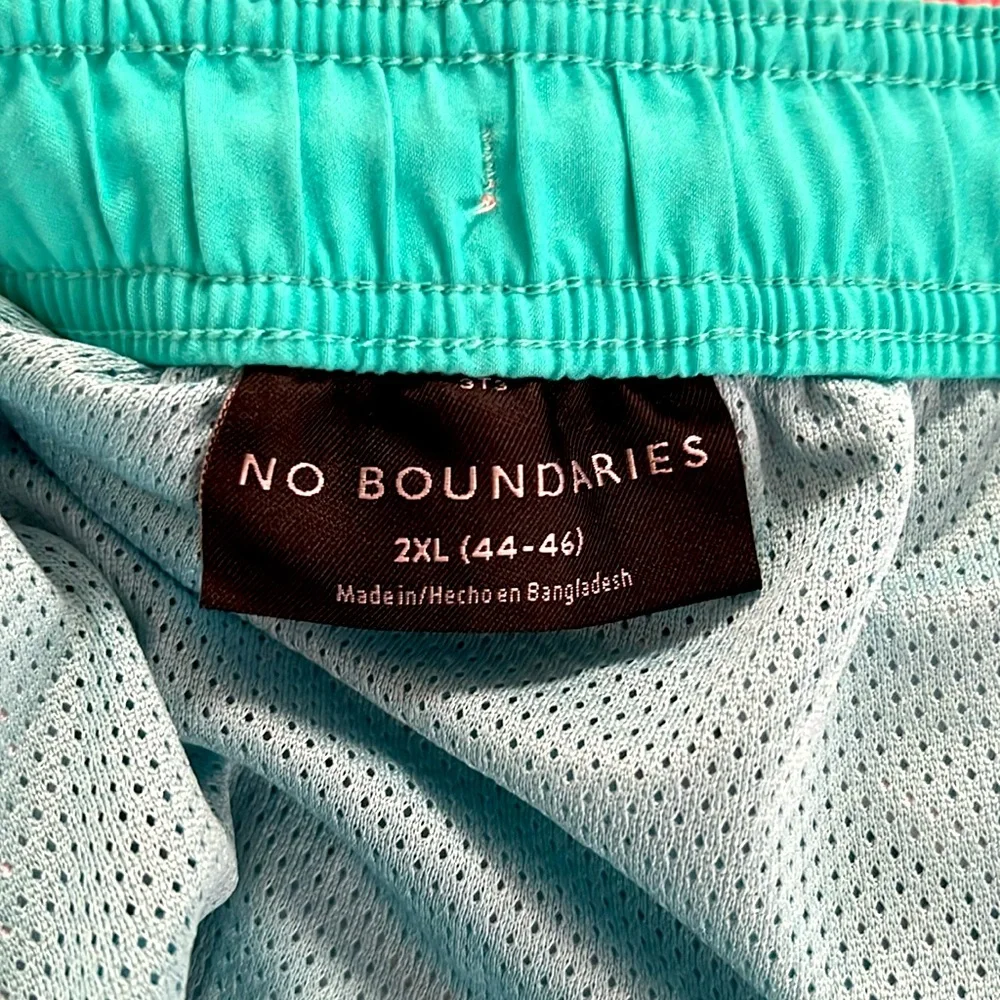No Boundaries Mulit Color Animal Print Board Swimming Trunks Size 2XL NWT